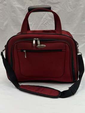 Samsonite Travel Carry-On Overnight Shoulder Bag, Red
